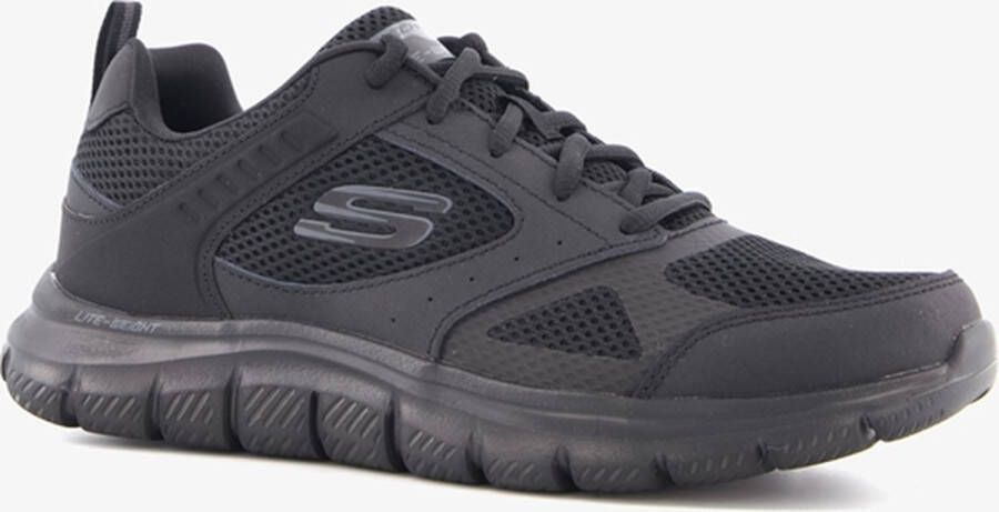 Skechers Track Syntac heren sportschoenen Zwart Extra comfort Memory Foa