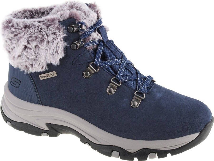 Skechers Trego-Falls Finest 167178-NVY Vrouwen Marineblauw Trappers Sneeuw laarzen