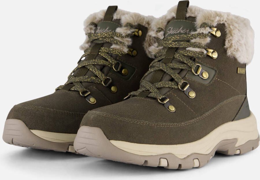 Skechers Waterdichte Wandelschoenen Groen Sneeuw Green Dames