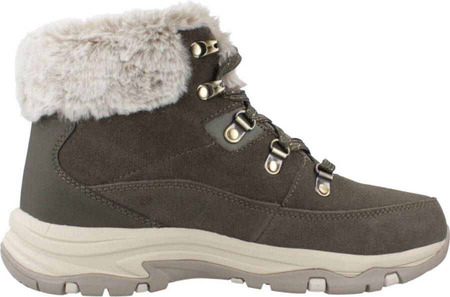 Skechers Trego Snow Worries Waterdichte Boots Green Dames