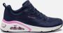 Skechers Stijlvolle Sneakers voor Modebewuste Vrouwen Blauw Dames - Thumbnail 1