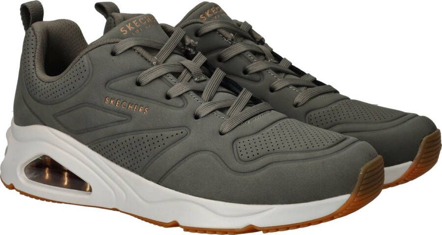 Skechers Sneakers TRES-AIR UNO Vrijetijdsschoen lage schoen veterschoen met air-cooled memory foam