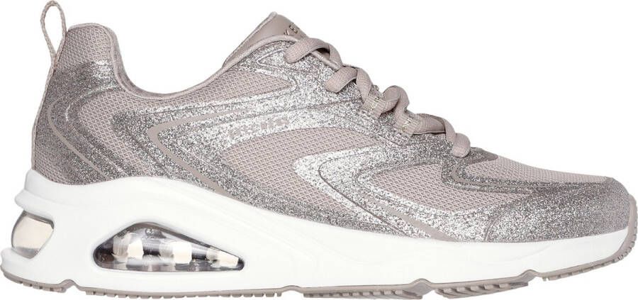 Skechers Glit Airy Sneaker Taupe Glitter Multicolor Dames