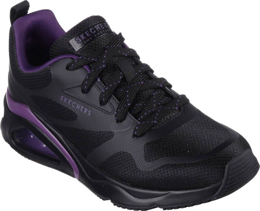 Skechers Moderne Sneaker met Triple Air Cushion Black Dames