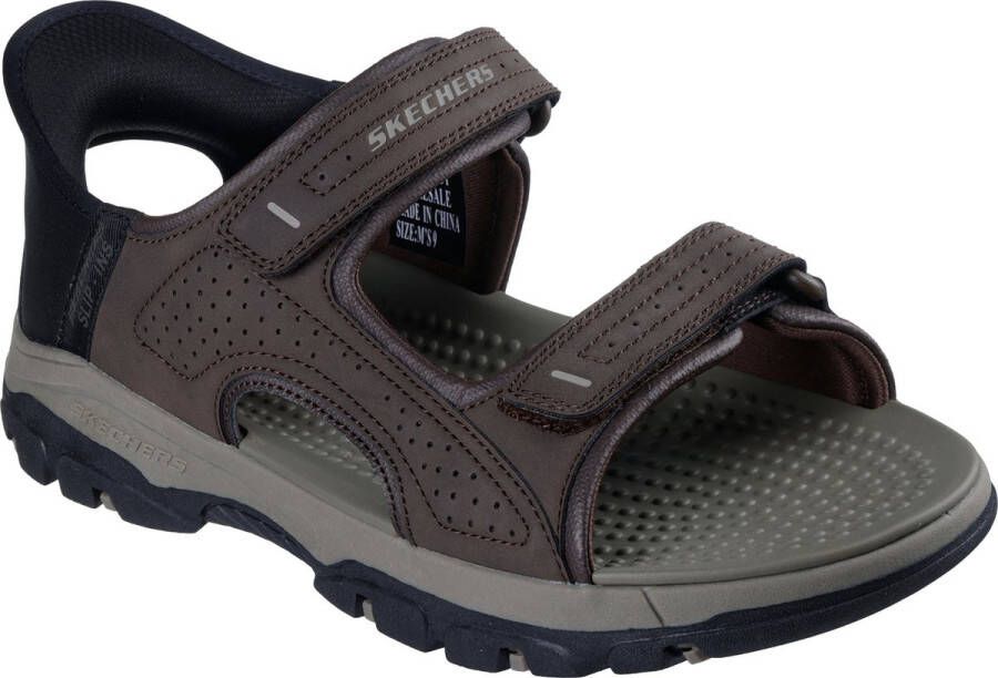 Skechers Tresmen Reece Heren Sandalen Bruin