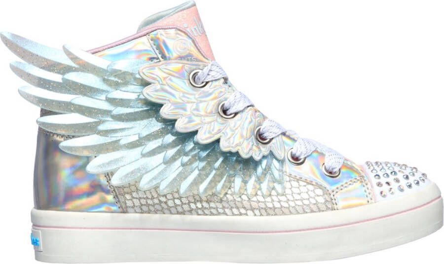 Skechers Twi-Lites 2.0 Unicorn Wings Sneakers Zilver Roze