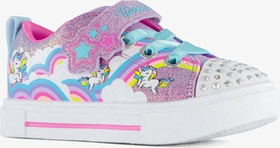 Skechers Twinkle Sparks Jumpin' Clou Meisjes Sneakers Paars Multicolour