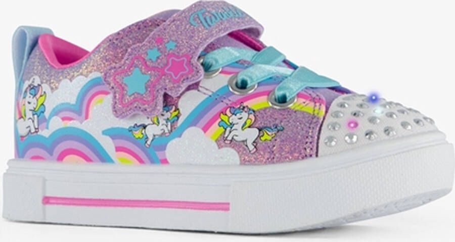 Skechers Twinkle Sparks Jumpin' Clou Meisjes Sneakers Paars;Multicolour