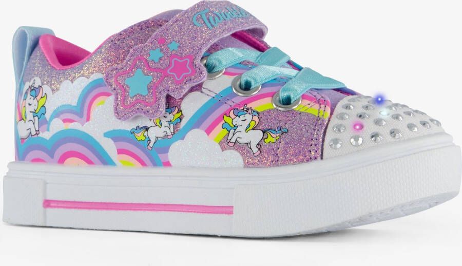 Skechers Twinkle Sparks Jumpin' Clou Meisjes Sneakers Paars Multicolour