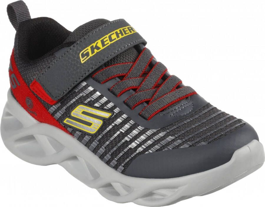 Skechers TWISTY BRIGHTS NOVLO Charcoal Red