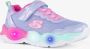 Skechers Twisty Glow meisjes sneaker met lichtjes Paars Uitneembare zool - Thumbnail 1