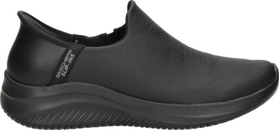 Skechers Comfortabele Zwarte Ultra Flex 3.0 Instapper voor Dames Zwart Dames