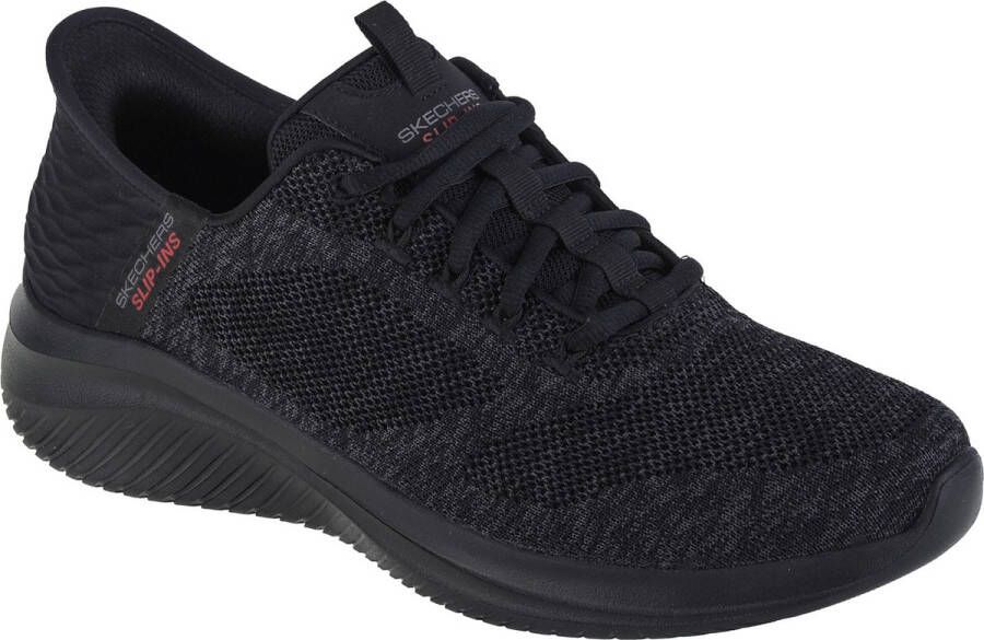 Skechers Ultra Flex 3.0-New Ar BBK Mannen Zwart Sneakers Sportschoenen - Foto 1