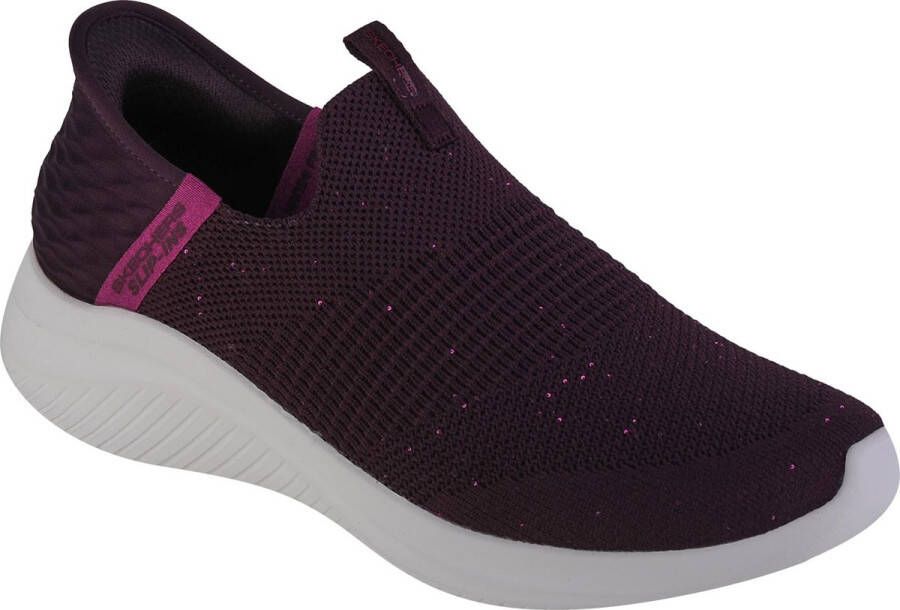 Skechers Ultra Flex 3.0-Shiny Night 149594-WINE Vrouwen Kastanjebruin Sneakers