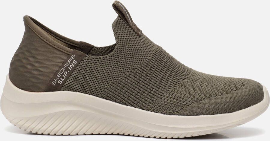 Skechers Ultra flex 3.0 Slip Ins groen Textiel Dames