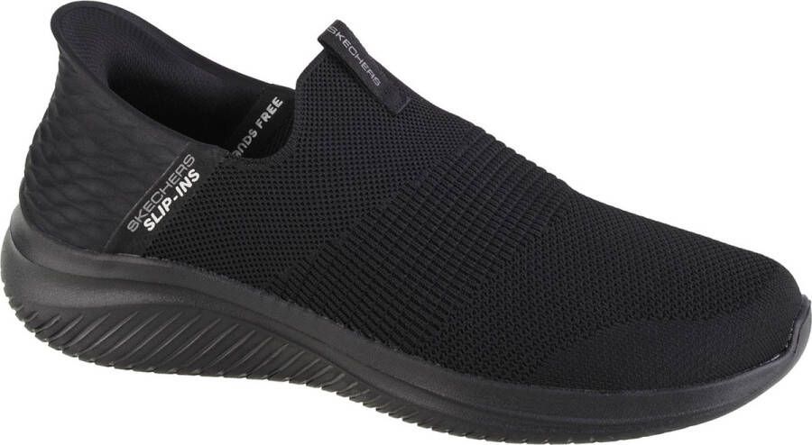 Skechers Ultra Flex 3.0 Smooth Step 232450-BBK Mannen Zwart Sneakers Sportschoenen