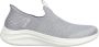 Skechers Ultra Flex 3.0M Smooth Step Dames Instappers Lichtgrijs - Thumbnail 1