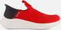 Skechers Ultra Flex 3.0 Smooth Step Jongens Instappers Rood Zwart - Thumbnail 1