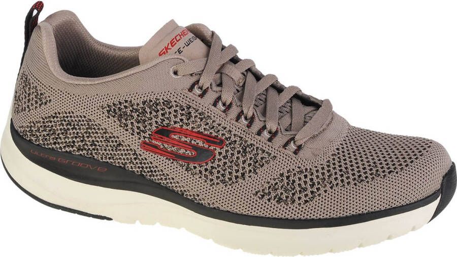 Skechers Ultra Groove Royal Dragoon 232030-TPBK Mannen Bruin Sneakers - Foto 1