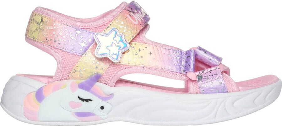 Skechers Unicorn Dreams Sandal Majes Meisjes Sandalen Roze Multicolour