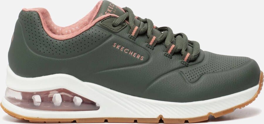 Skechers Sneakers met sleehak UNO 2 2ND BEST in vegan verwerking vrijetijdsschoen halve schoen veterschoen