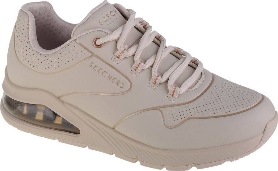 Skechers Uno 2 Golden Trim 155637-OFWT Vrouwen Wit Sneakers - Foto 1