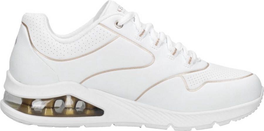 Skechers Uno 2 Golden Trim Sneakers Laag wit