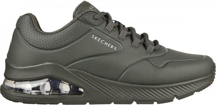 Skechers Sneakers Groen Imitatieleer 300430 Heren Kunstleer