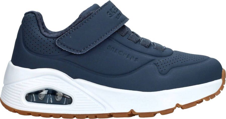 Skechers All Uno Lite Sneakers blauw Synthetisch Heren