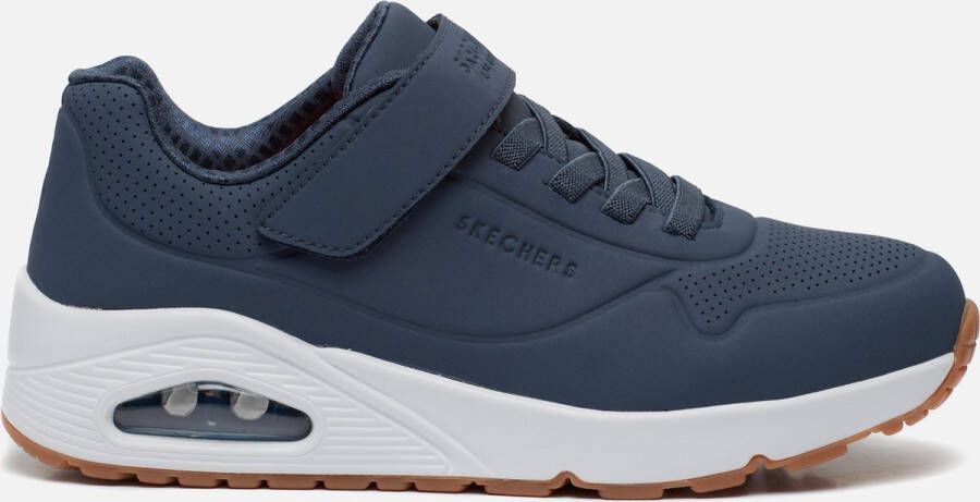 Skechers Uno-Air Blitz Jongens Sneakers Donkerblauw