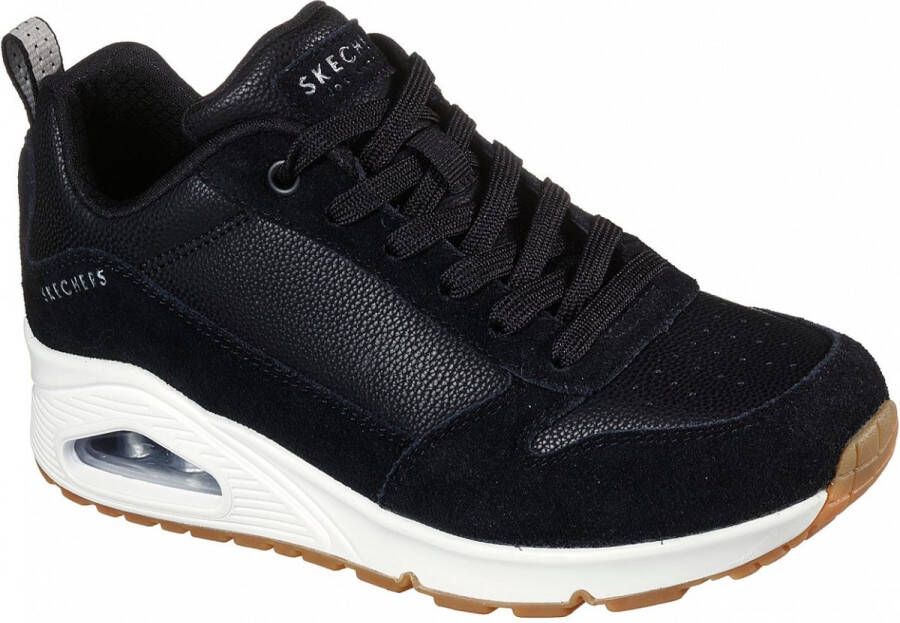 Skechers Uno-Solid Air 155132-BLK Vrouwen Zwart Sneakers - Foto 1