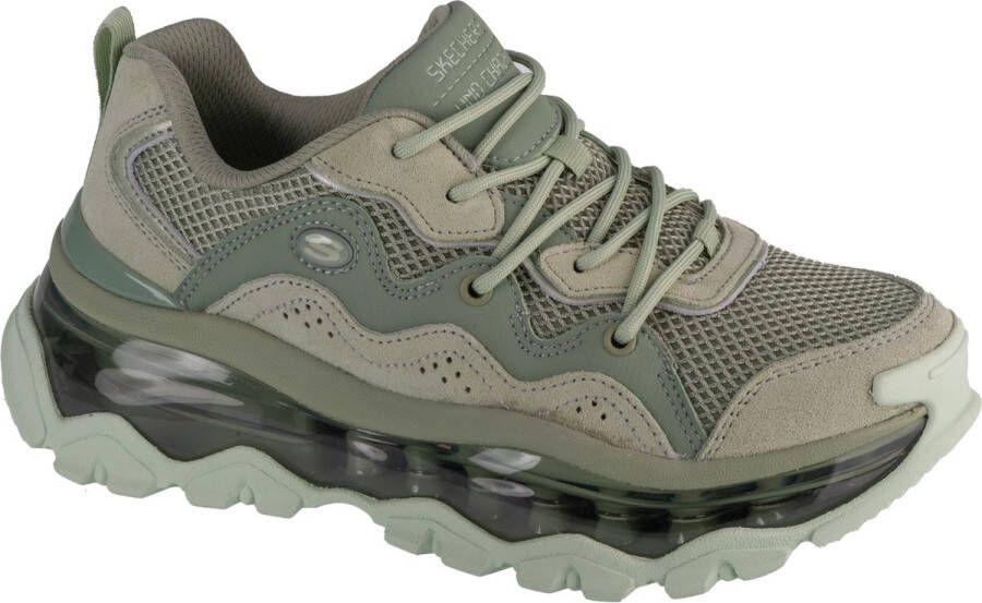 Skechers Uno Chaos 177935-SAGE Vrouwen Groen Sneakers Sportschoenen