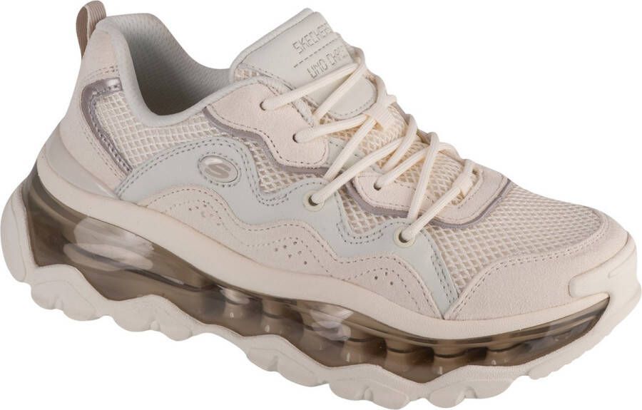 Skechers Uno Chaos 177935-WHT Vrouwen Wit Sneakers Sportschoenen