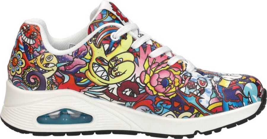 Skechers Uno Color Doodle 183500-MLT nen Veelkleurig Sneakers