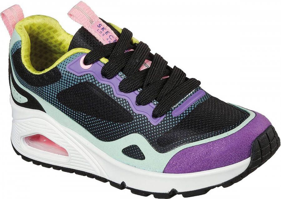 Skechers Uno Color Steps Meisjes Sneakers Zwart Multicolour