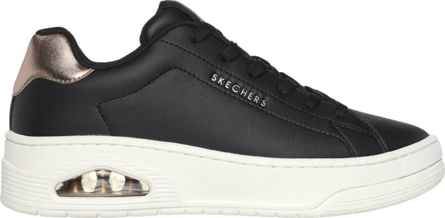 Skechers Sneakers UNO COURT met metallic-applicatie vrijetijdsschoen halfhoge schoen veterschoen