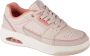 Skechers Uno Court Courted Style Natuurlijk Koraal Wandelsneakers Dames - Thumbnail 1