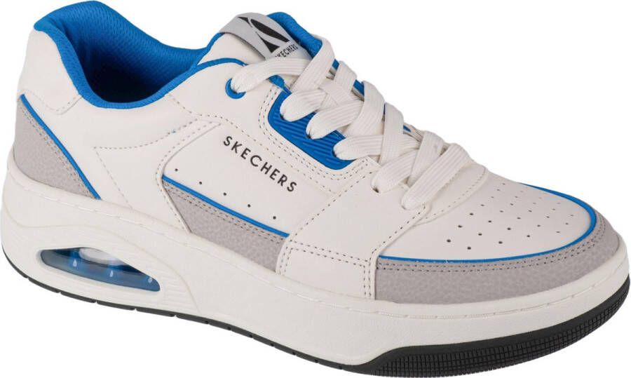 Skechers Uno Court Low-Post 183140-WBL Mannen Wit Sneakers