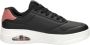 Skechers Uno Court Sneakers zwart Synthetisch Dames - Thumbnail 7