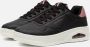 Skechers Uno Court Sneakers zwart Synthetisch Dames - Thumbnail 1