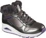 Skechers Uno Cozy On Air Meisjes Sneakers Gunmetal - Thumbnail 2