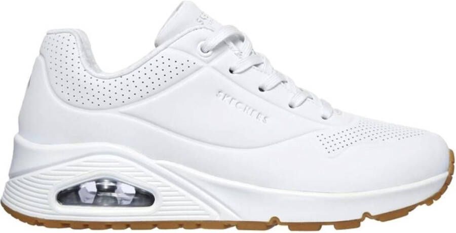 Skechers Lucht Stand Sneaker Comfortabel Wit Synthetisch White Dames