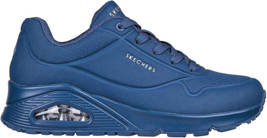 Skechers Sneakers met sleehak Uno Stand on Air met fijne perforatie vrijetijdsschoen lage schoen veterschoen