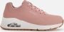 Skechers Uno Stand On Air Dames Sneakers Lichtroze - Thumbnail 1