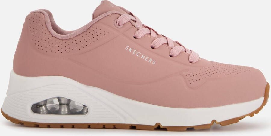 Skechers Uno Stand On Air Dames Sneakers Lichtroze