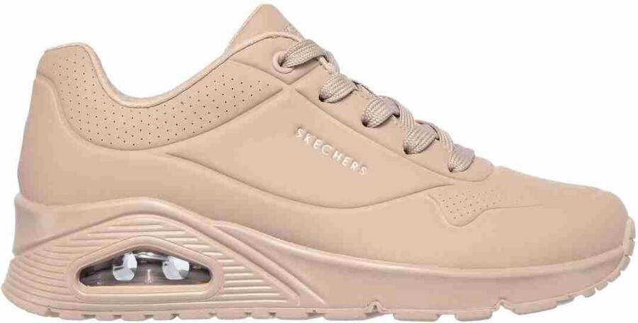 Skechers UNO Dames Sneakers Zand Beige