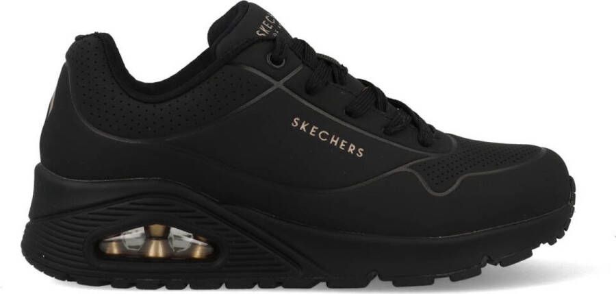 Skechers UNO Dames Sneakers Zwart