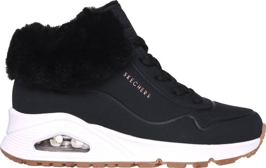 Skechers Uno-Fall Air Meisjes Sneakers Zwart