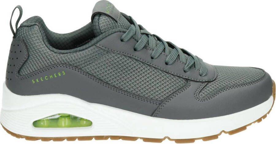 Skechers Uno Fastime heren sneakers grijs Extra comfort Memory Foam - Foto 1