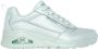 Skechers Uno Galactic Gal Dames Sneakers Groen - Thumbnail 1